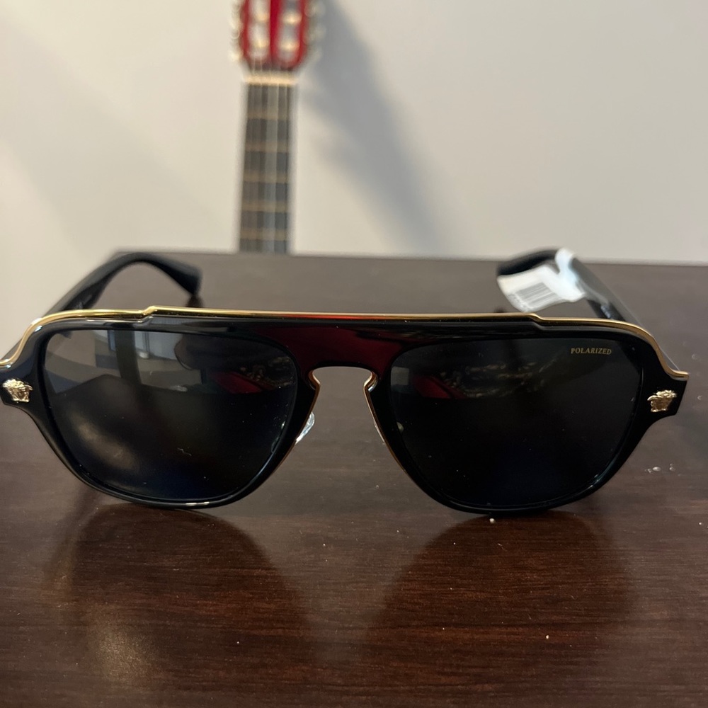 Versace 2199 Medusa Charm Sunglasses - Black
